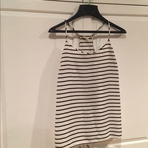 J. Crew Striped Racerback Tank