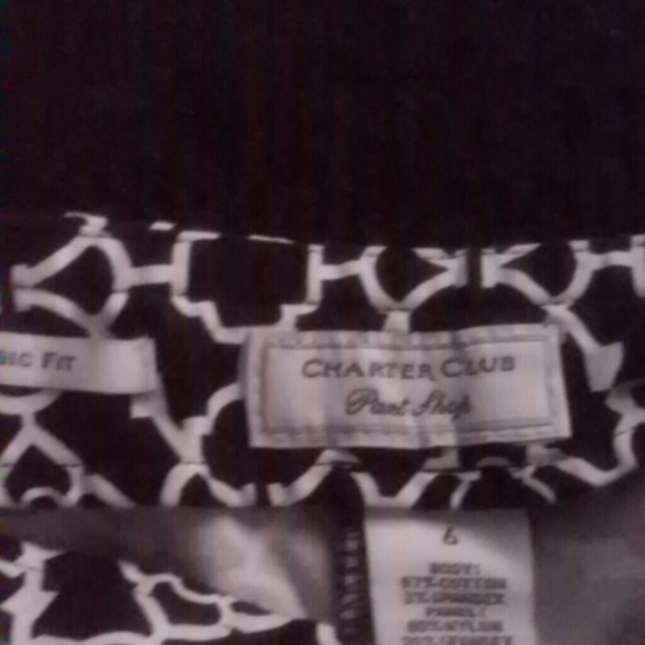 NWOT Charter Club Classic Fit Pants - Picture 3 of 3