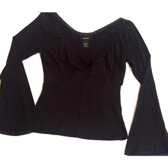 Express Tops - Express Bell Sleeve Blouse