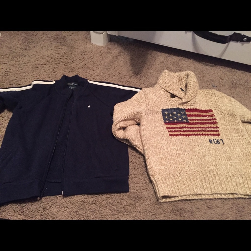 Boys Ralph Lauren jacket and sweater