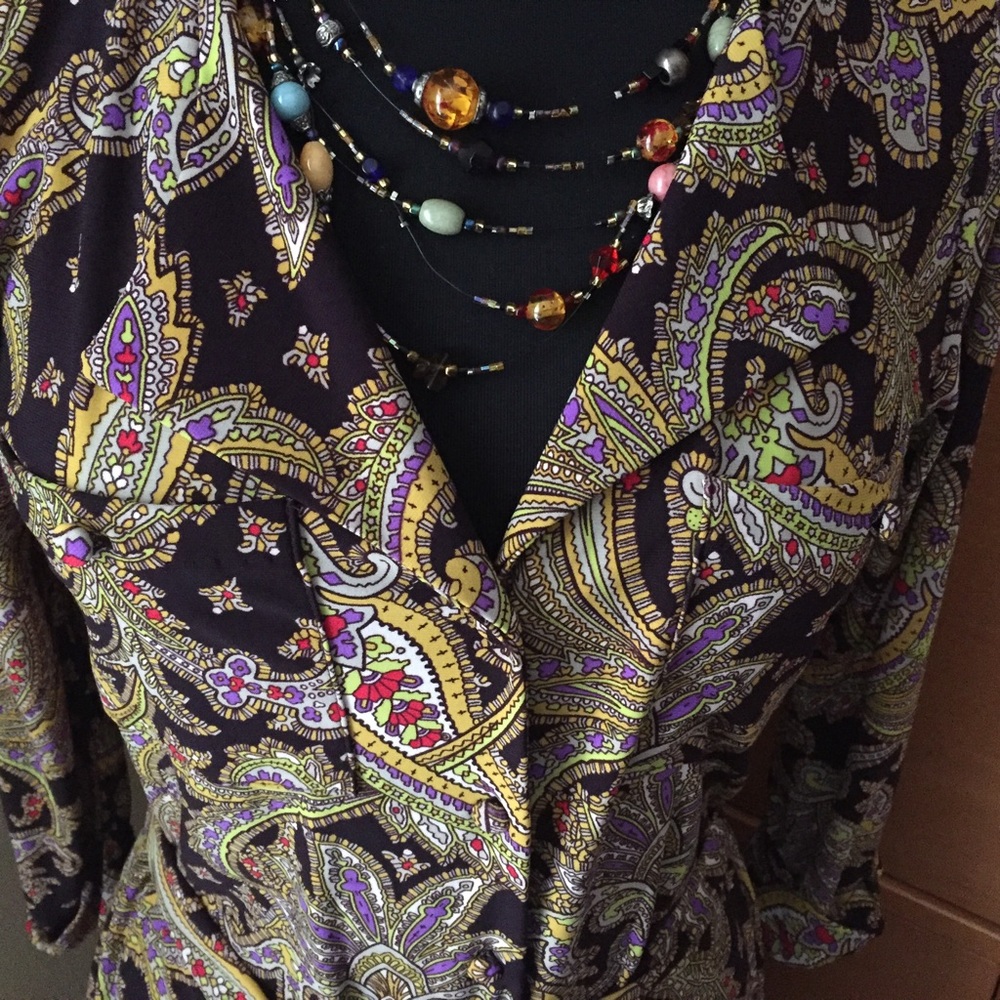 Jones NY Patterned Dress - Picture 2 of 6