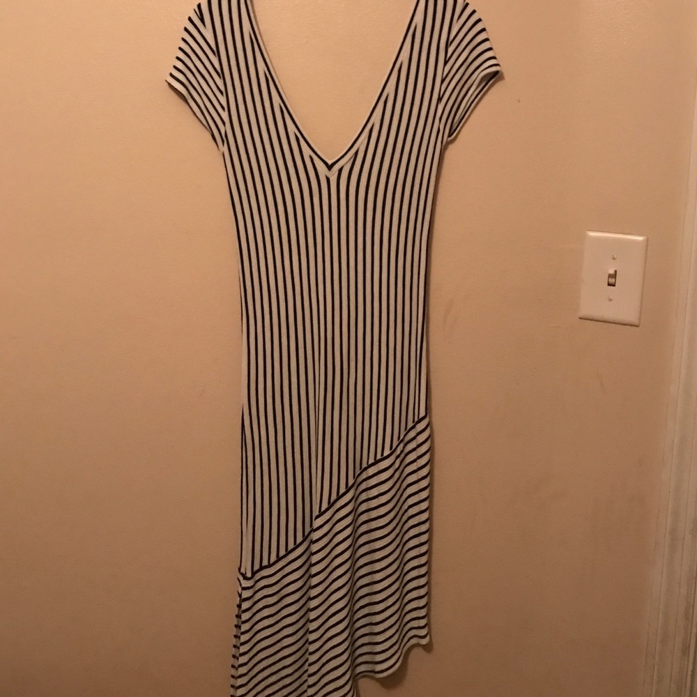 Zara Striped Cotton Dress