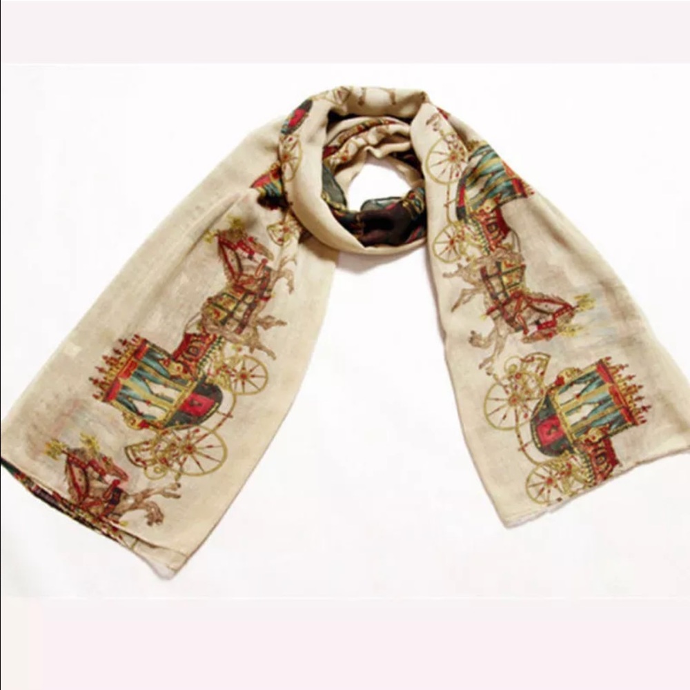 Soft Long Carriage Large  Scarve