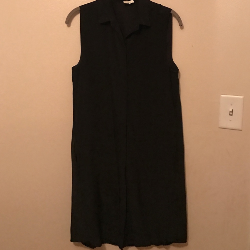 J. Crew 100% Silk Collared Dress