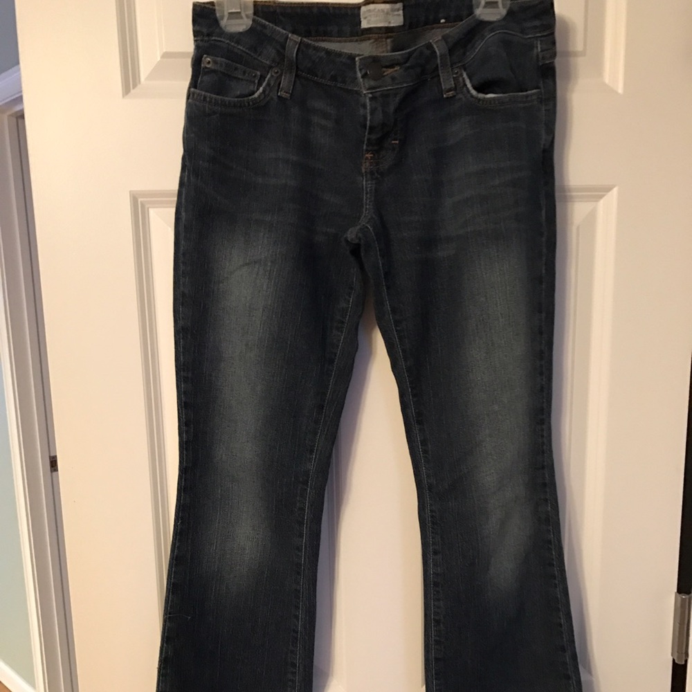 Boot cut medium wash jeans