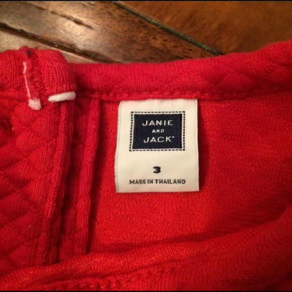 EUC Janie & Jack red romper size 3 - Picture 3 of 3