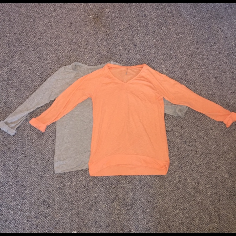 Color Thread Cotton long sleeve shirts