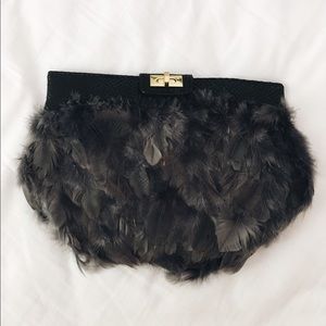 ASOS Feather Clutch