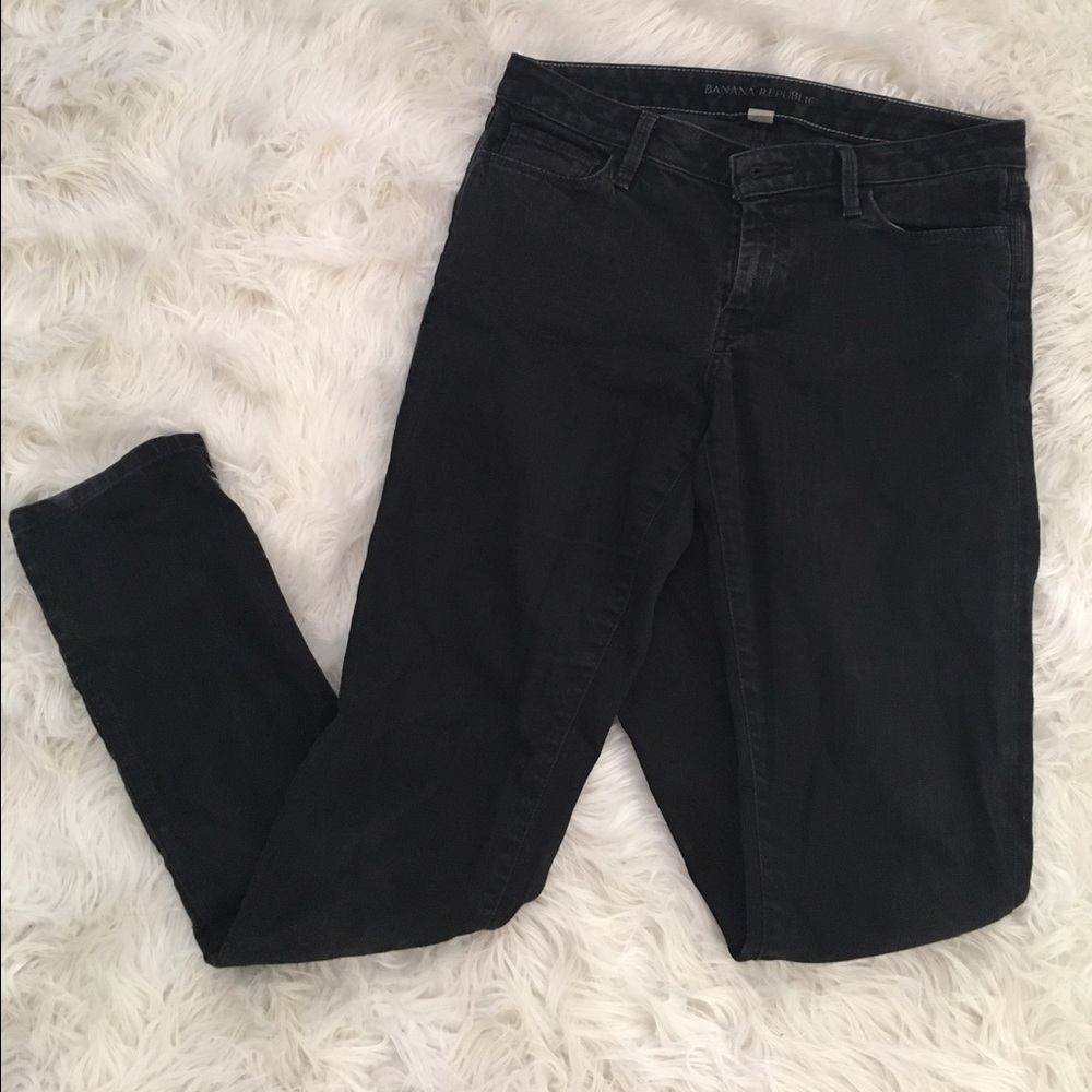 Banana Republic black skinny jeans