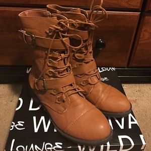 Mid High boots, only used once.