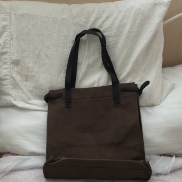 J. Francis Taupe Tote Bag ⚜ - Picture 2 of 4