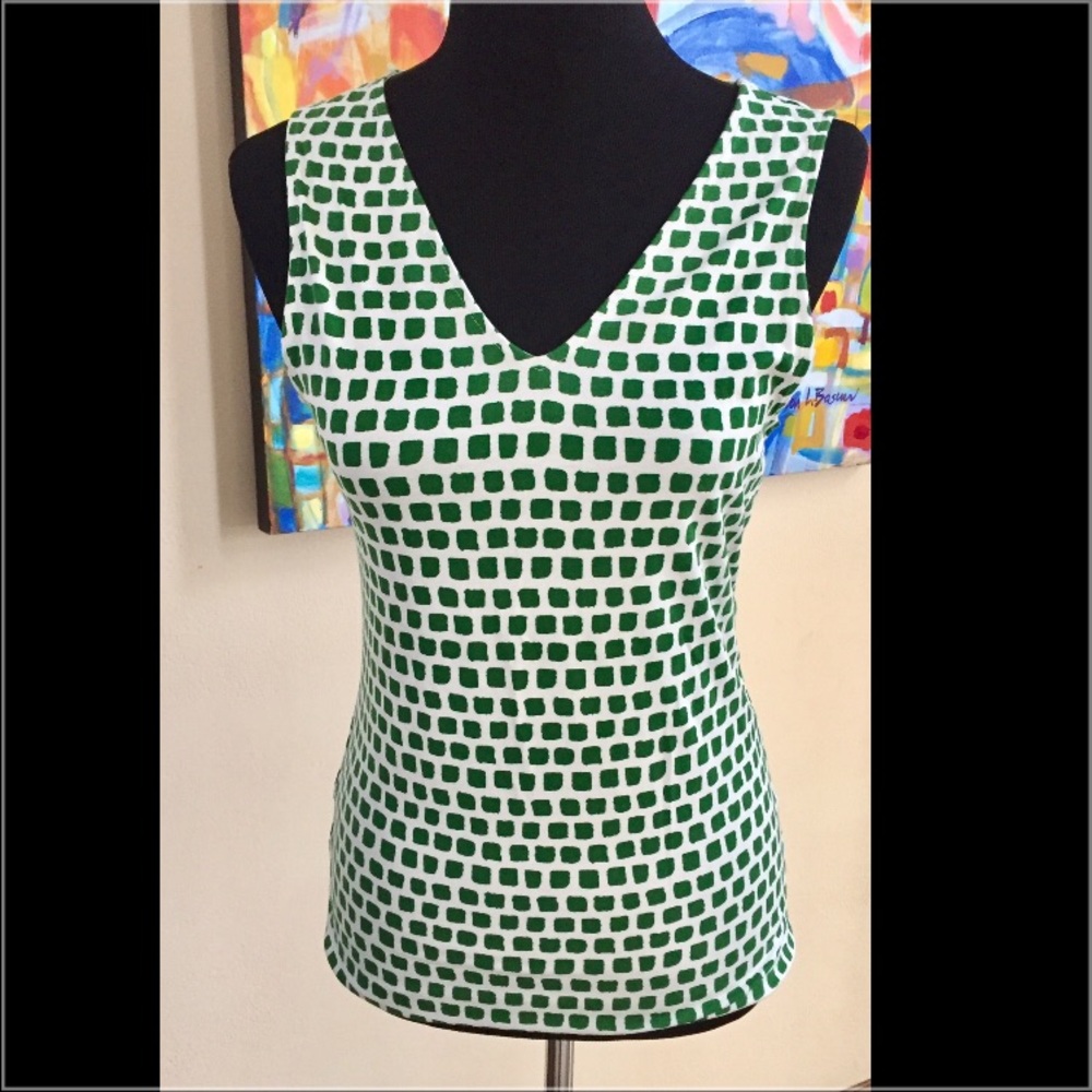 Retro cool pattern sleeveless cami