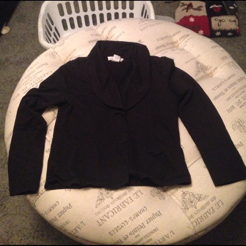 Nine West knit black blazer size S