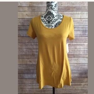 Lularoe Classic T Mustard Yellow S Small