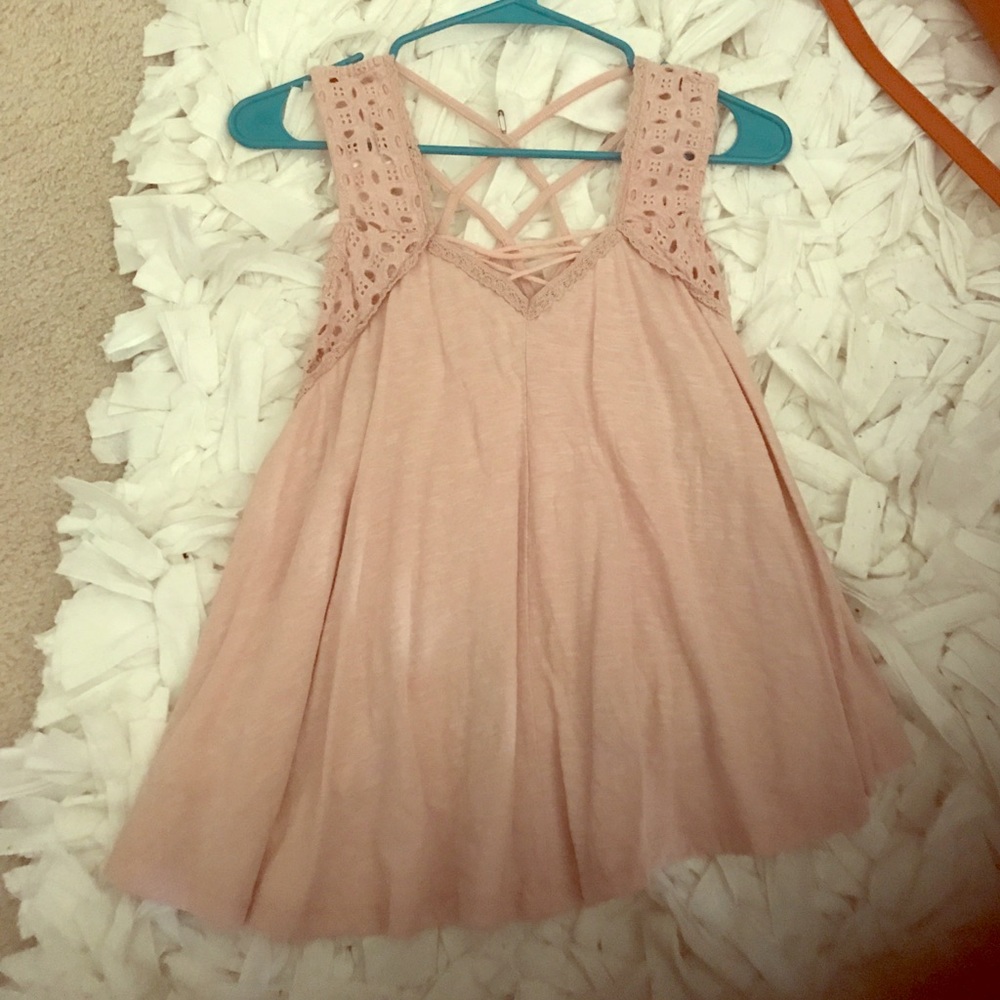 Cross cross tank top