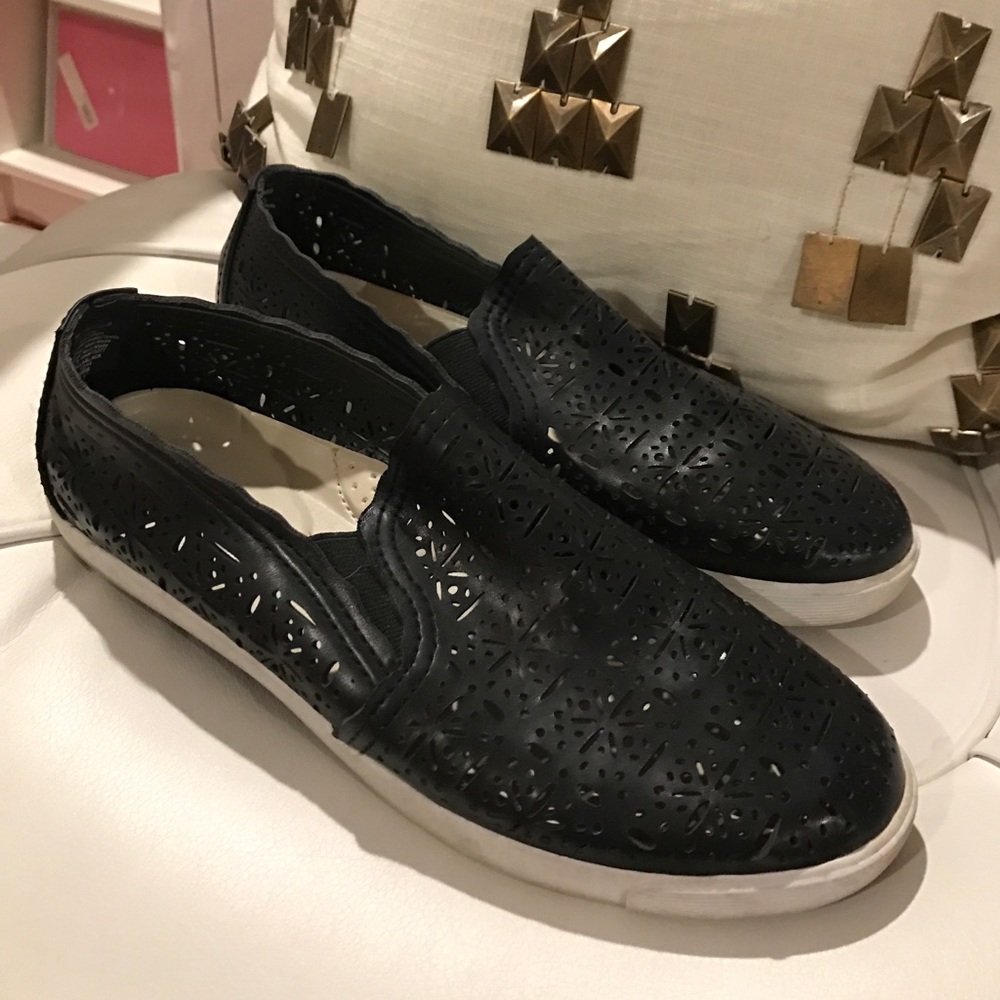 Solesenseability Black Slip On Sneakers