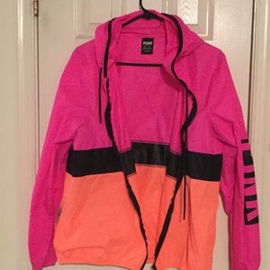 PINK anorak (rain jacket)