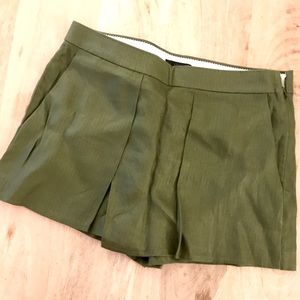J. Crew chino skort in army green