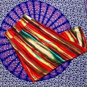 Multicolored Artsy Maxi Skirt