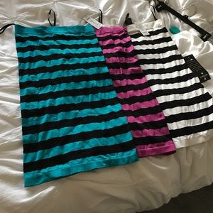 Set of 3 Bebe bodycon dresses