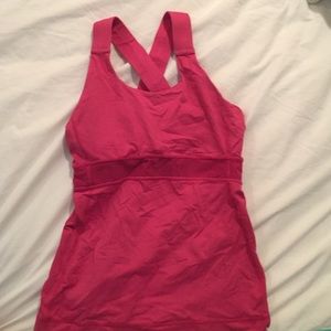 Hot Pink Lululemon Tank-Size 4
