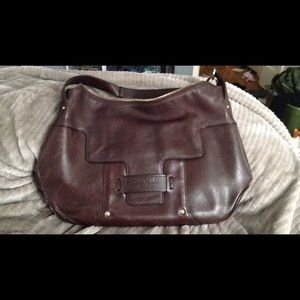 Beautiful Large Brown Leather Kate Spade Hobo
