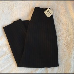 Haute Hippie NEW pin stripe knee length skirt $565