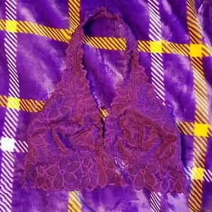 Floral lace bralette