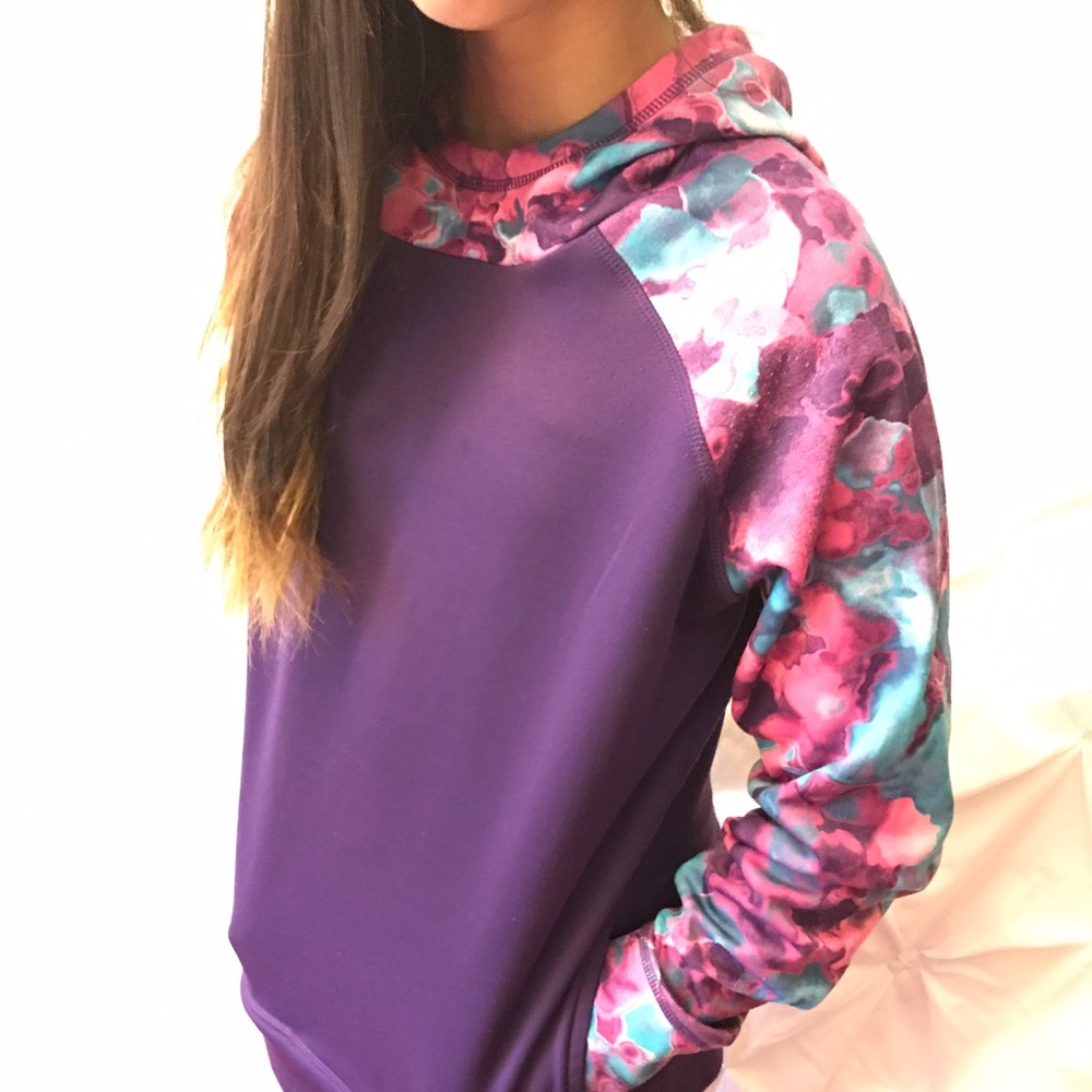 Reebok Purple Hoodie.