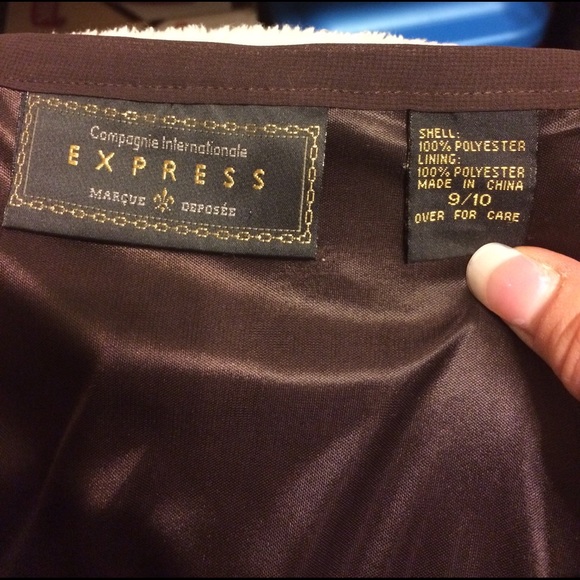 Brown maxi skirt, size 9/10, GUC - Picture 2 of 3