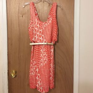 Bisou Bisou patterned sleeveless dress