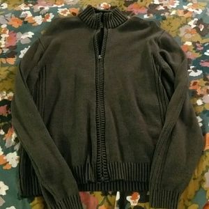 Men's full zip sweater