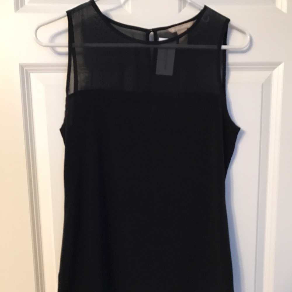 Black sleeveless shell