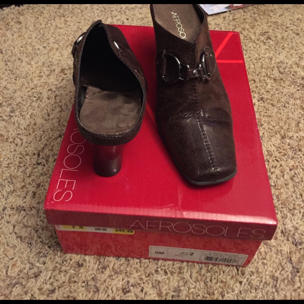 Aerosoles slip on heels.