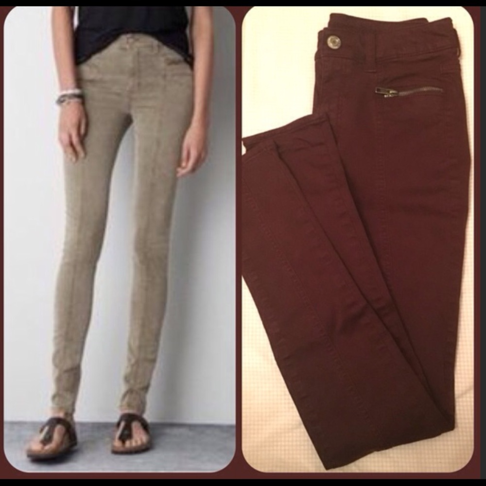 American Eagle Hi Rise Jeggins sz 4