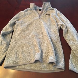Patagonia gray pullover 1/4 zip