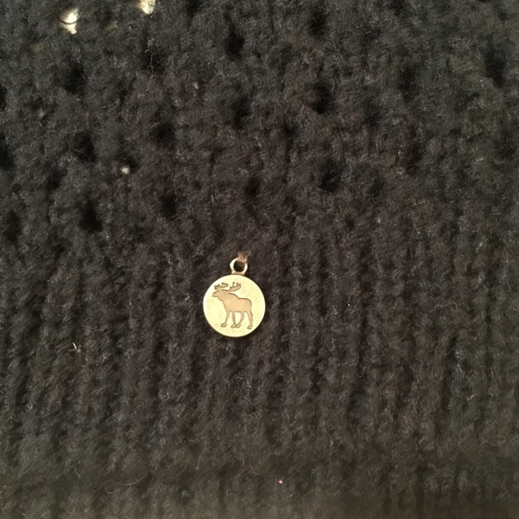 Abercrombie kids navy sweater size S open knit - Picture 4 of 4