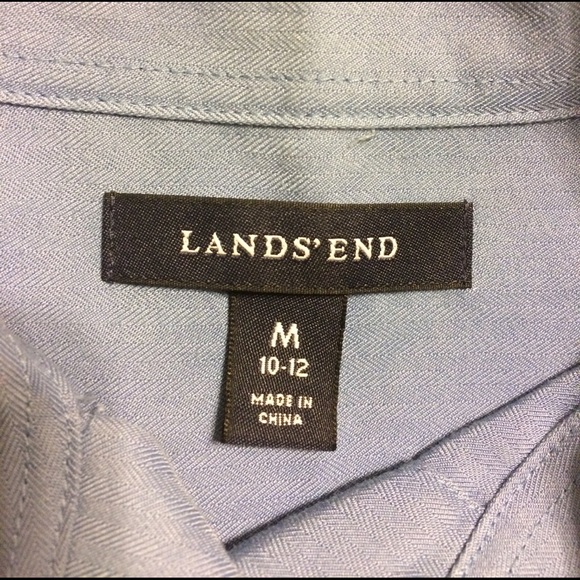 Short sleeve button down shirt, BNWOT, size 10/12 - Picture 2 of 3