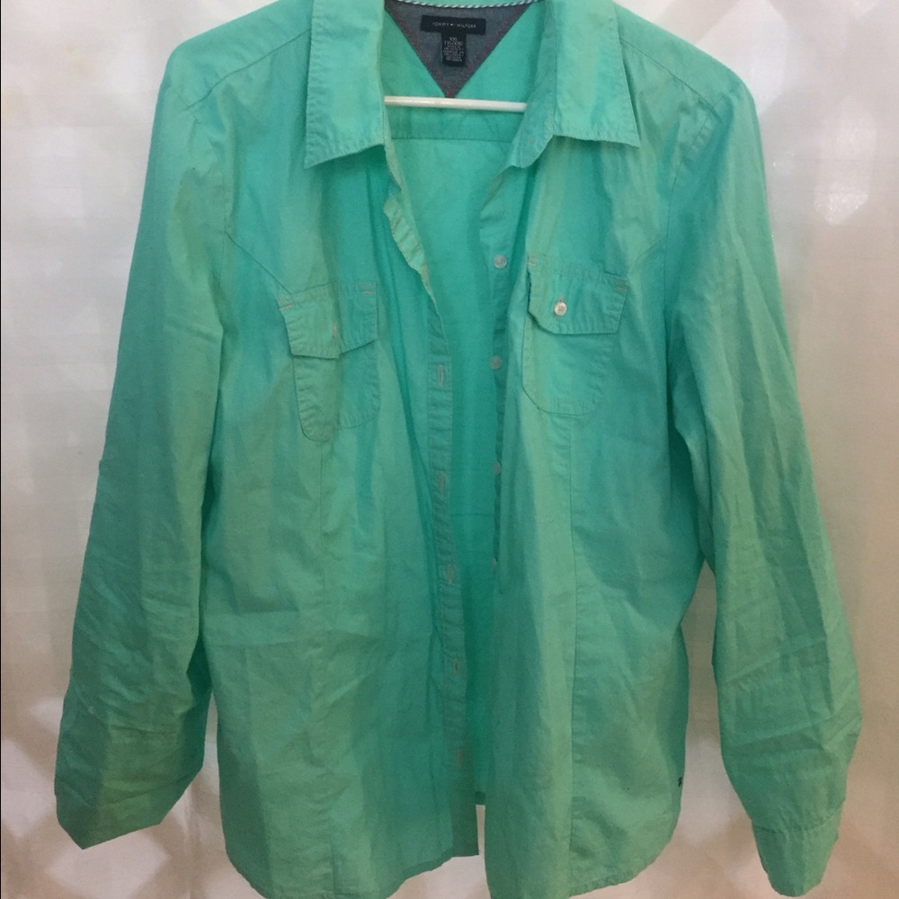 Tommy Hilfiger Mint Campshirt