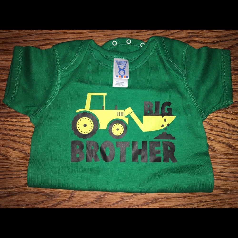 Big Brother Tractor Onesie