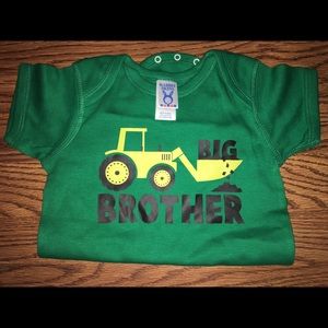 Big Brother Tractor Onesie