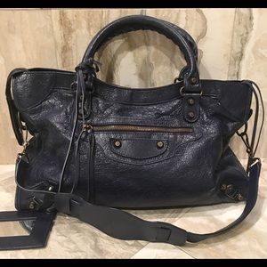 Balenciaga Bag. Deep blue