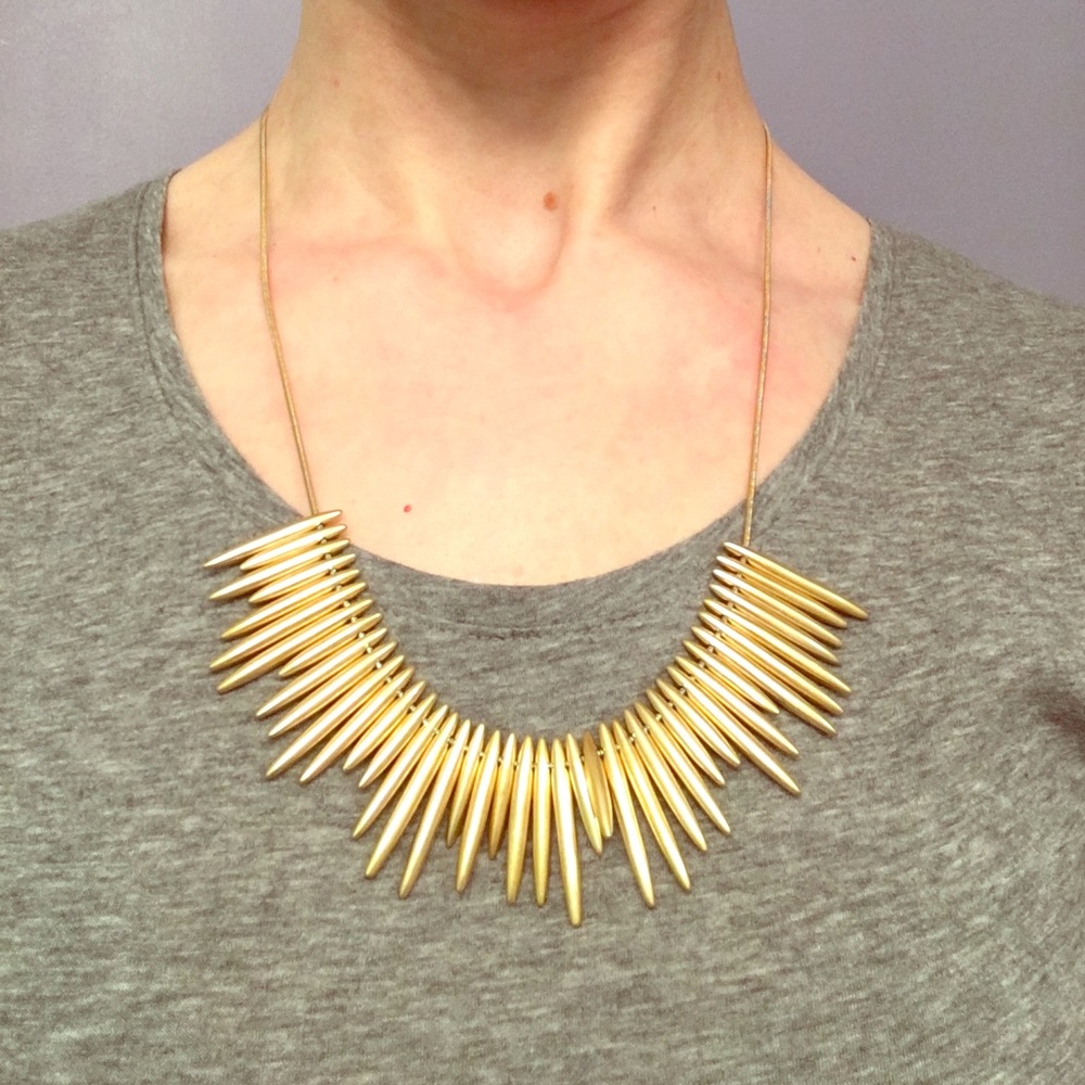 Madewell Thistle statement necklace
