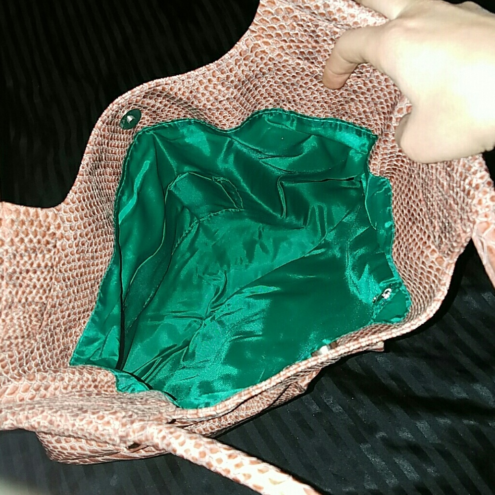 Brand New. Large Python Print Bag. - image 2