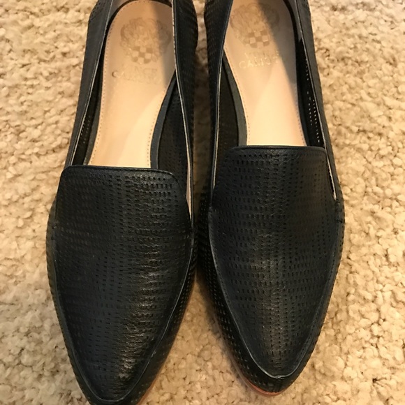 vince camuto black loafers