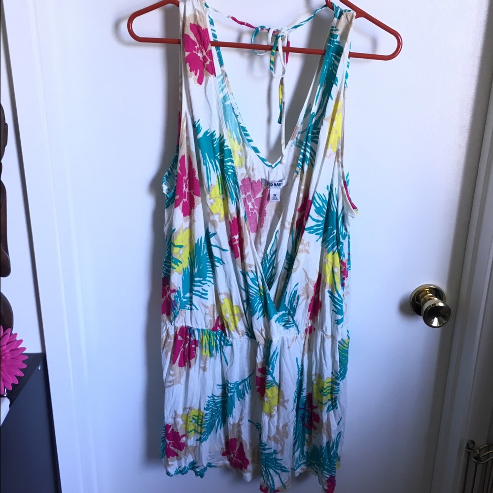 Old Navy Tropical Blouse