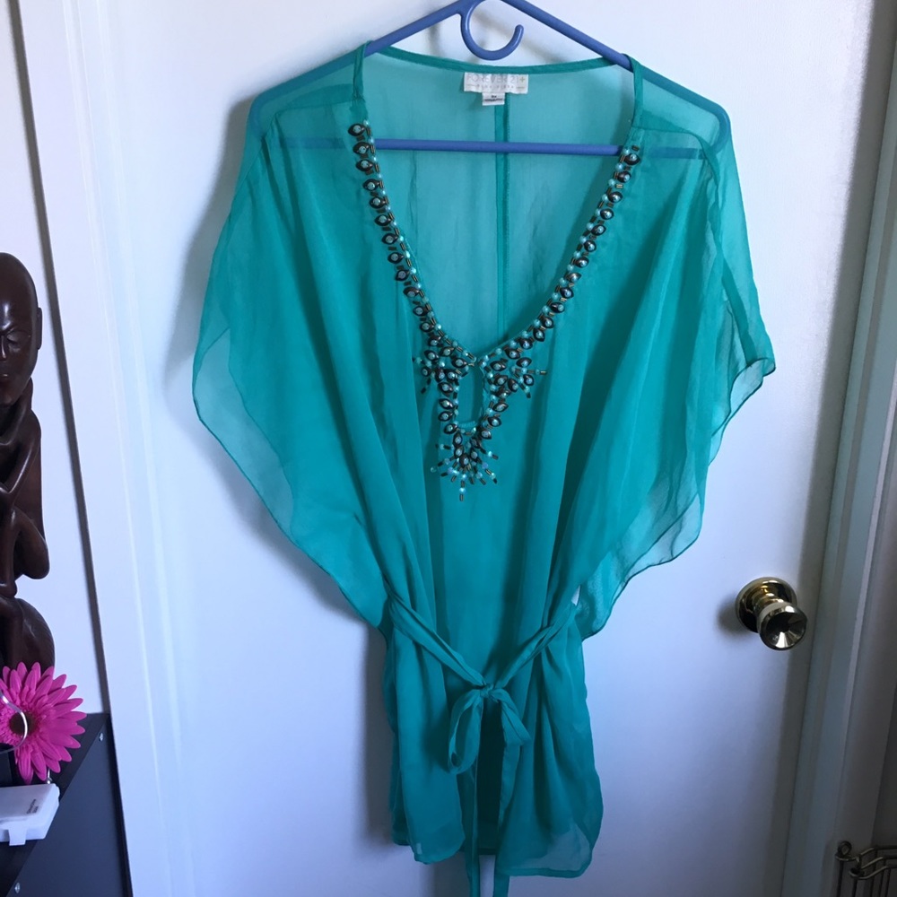 Forever 21 Sheer Blouse