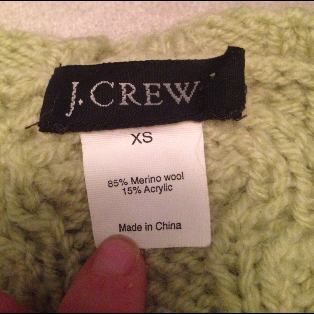 J.Crew green sweater size XS - Picture 2 of 2