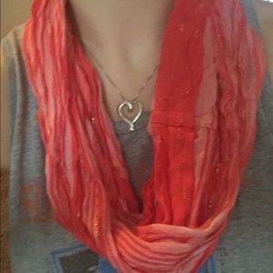 Sperry's light summer scarf with gold inlay