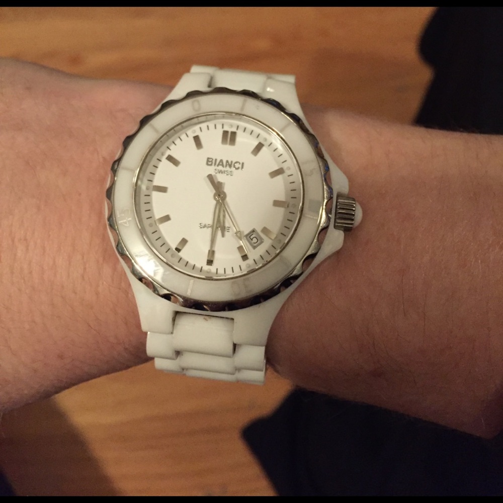 White Bianci Ceramic Watch